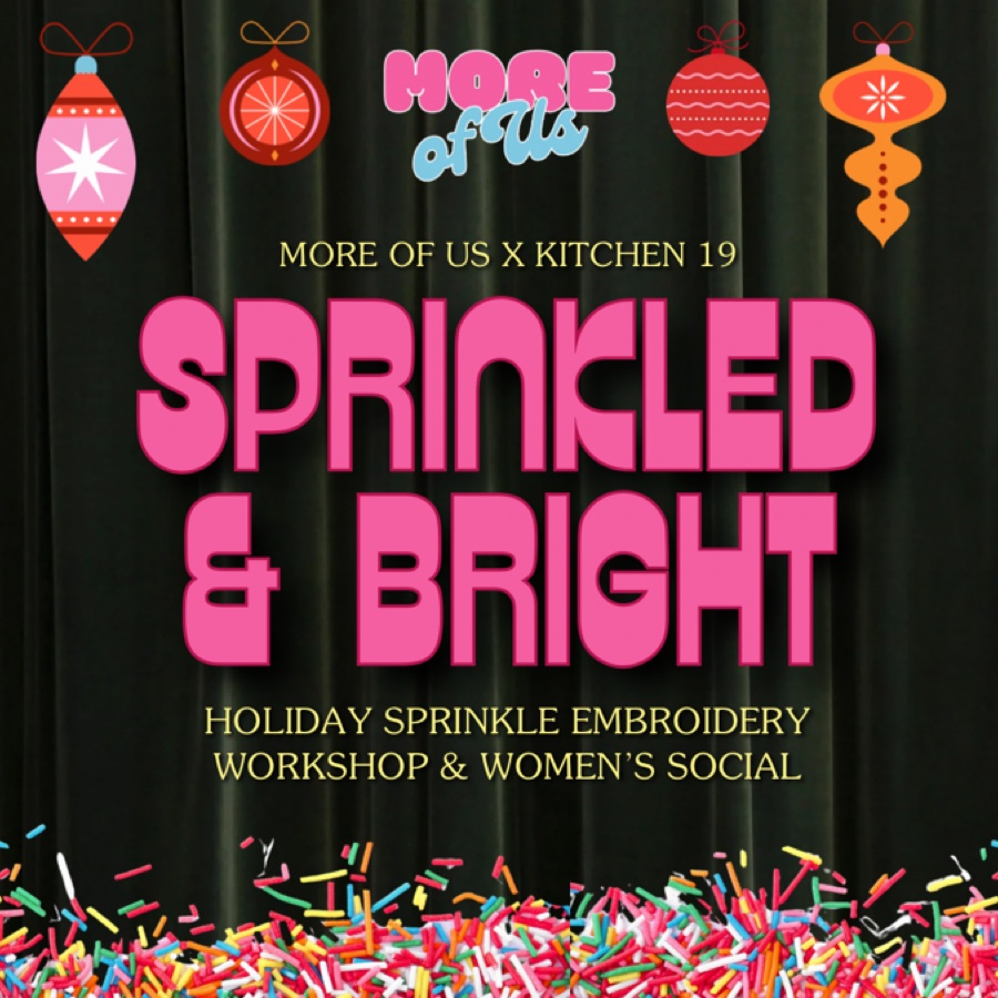 Sprinkled & Bright: Holiday Sprinkle Embroidery Workshop