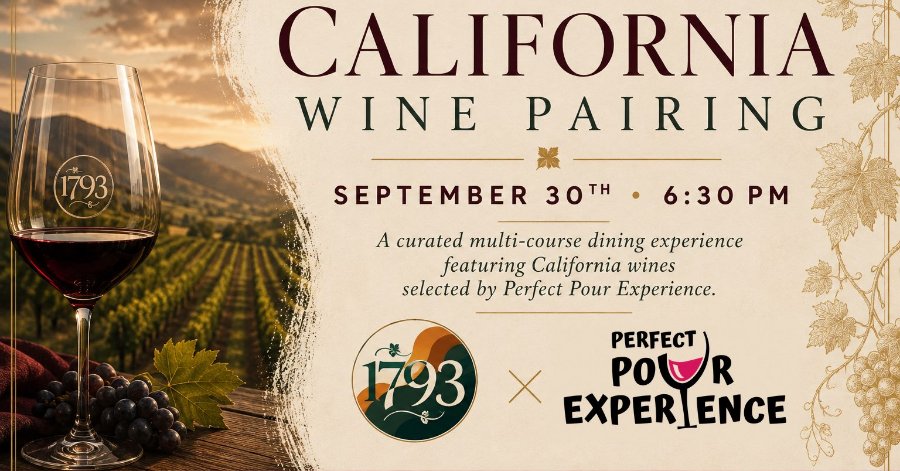 California Wine Month: Food & Wine pairing Dinner