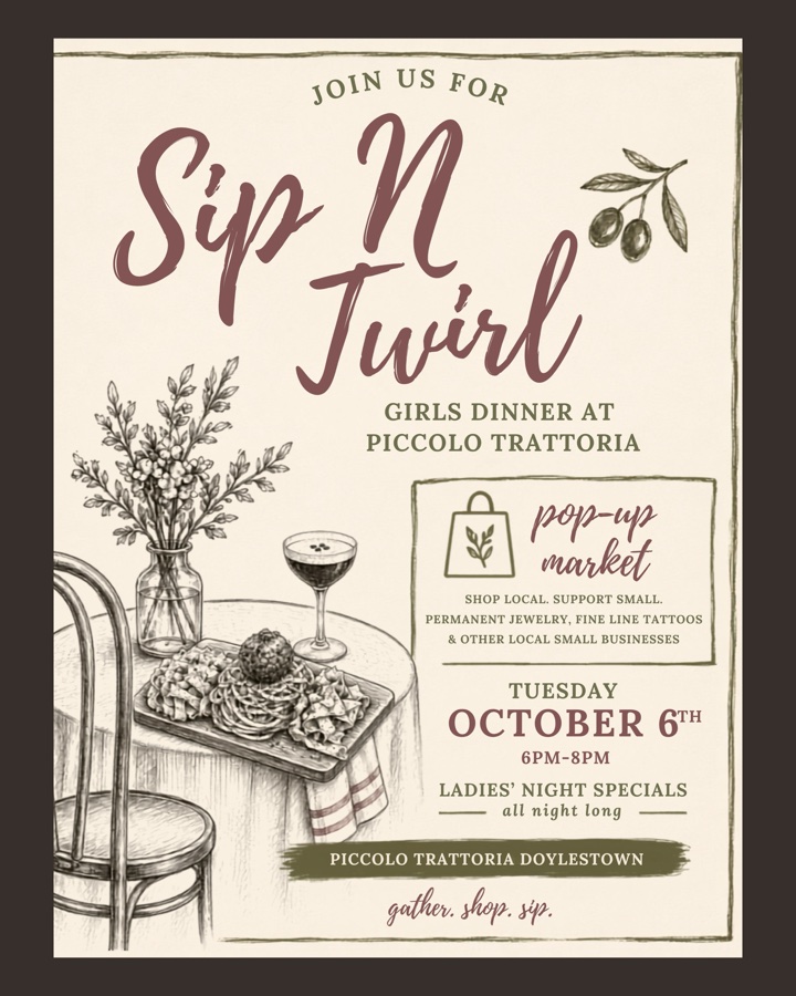 Sip N Twirl- Girls Dinner & Vendor Market