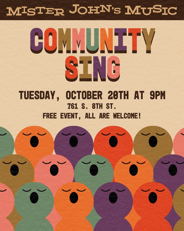 Mister John’s Music Community Sing