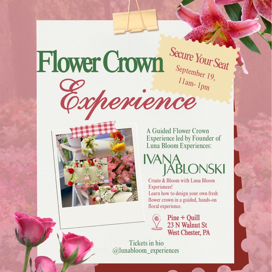 Flower Crown Experience Workshop 🌸 | Luna Bloom Experiences