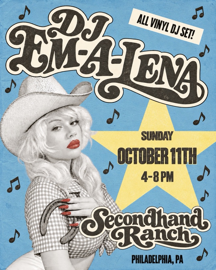 COUNTRY VINYL SUNDAY AT SECONDHAND RANCH!