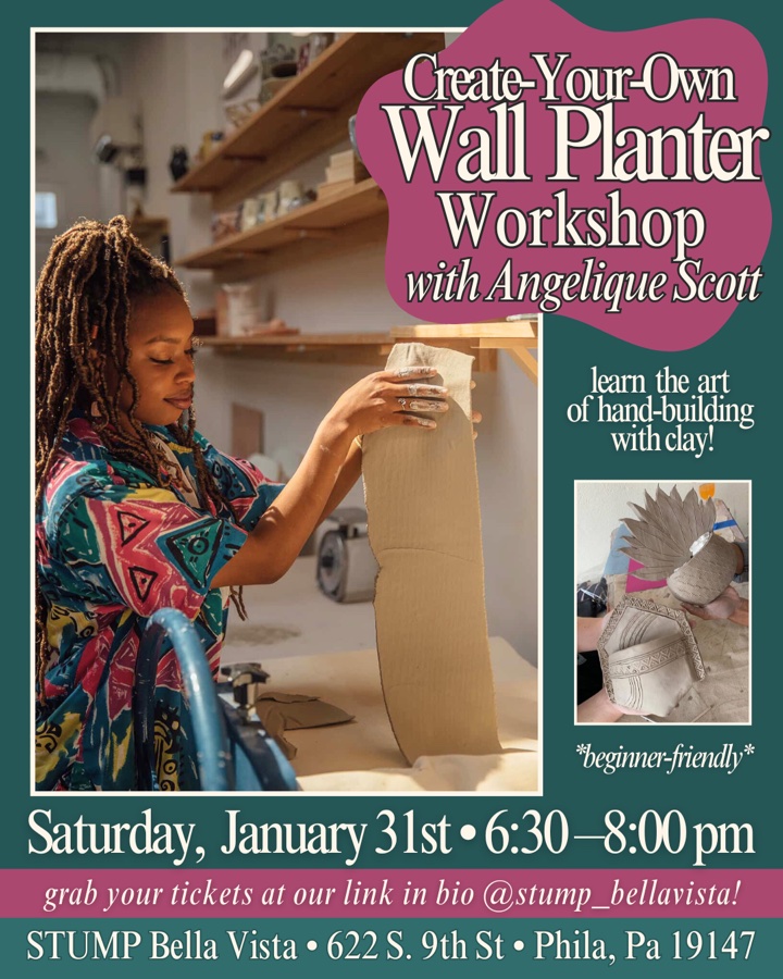 Clay Wall Planter Workshop w/ Angelique Scott