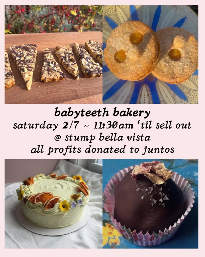 Pop-up w/ Baby Teeth Bakery