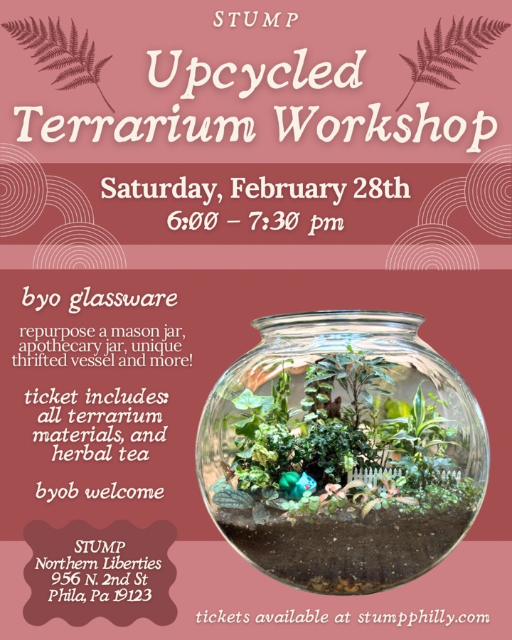 Upcycled Terrarium Workshop (NoLibs)