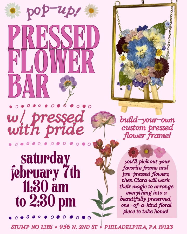 Pressed Flower Bar w/ Pressed with Pride