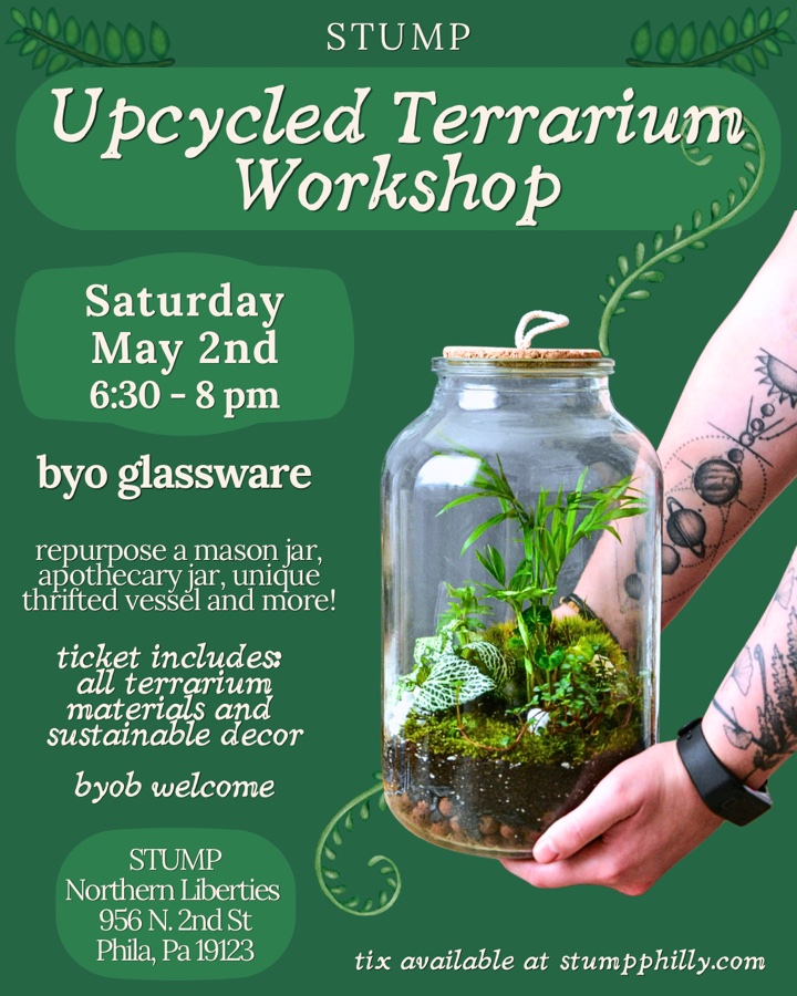Upcycled Terrarium Workshop