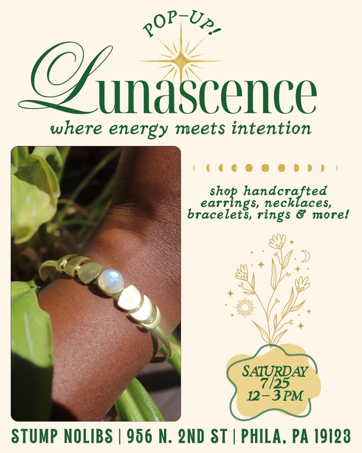 Pop-up w/ Lunascence (handcrafted jewelry)