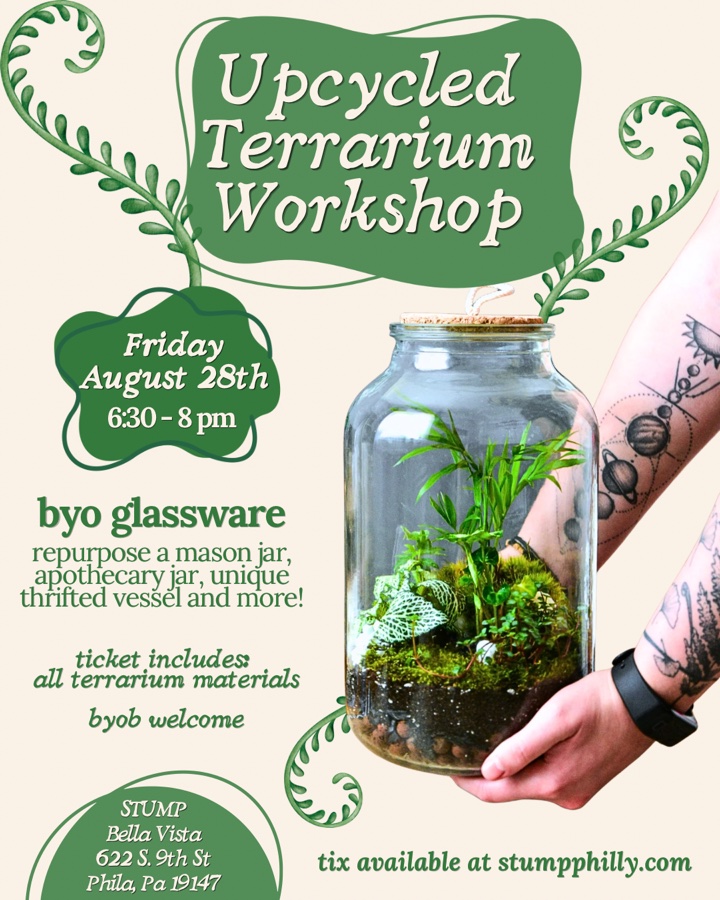 Upcycled Terrarium Workshop π±