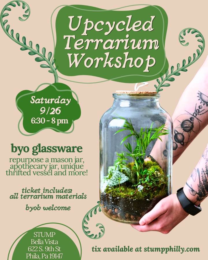 Upcycled Terrarium Workshop (Bella Vista)