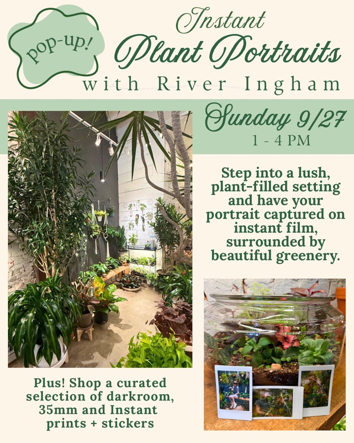 Instant Plant Portrait Pop-up w/ artist River Ingham