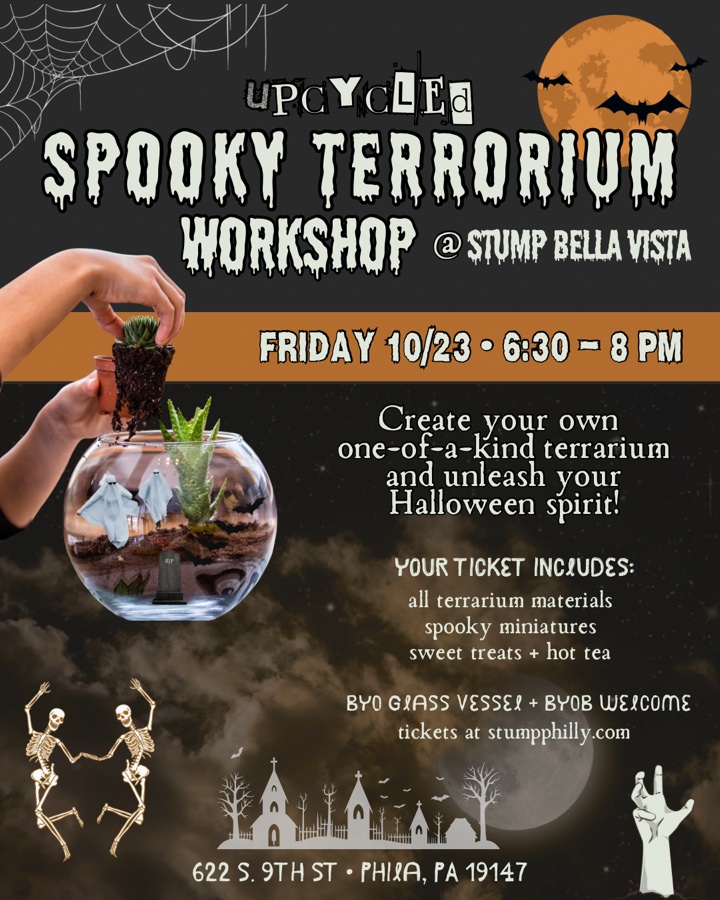 Upcycled SPOOKY Terror-ium Workshop (BellaVista)
