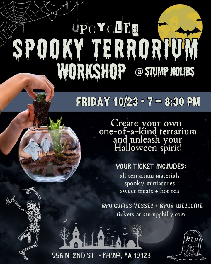Upcycled SPOOKY Terror-ium Workshop (NoLibs)