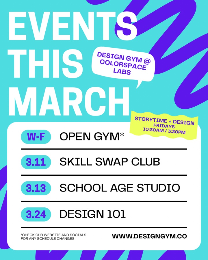 March @ Design Gym