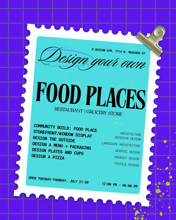 Open Gym Hours - FOOD PLACES Week