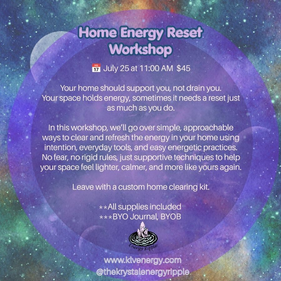 Home Energy Reset Workshop
