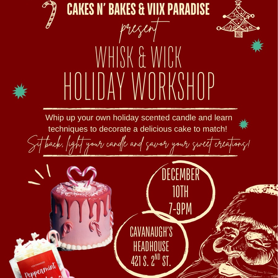 Whisk & Wick Workshop: Cakes & Candles