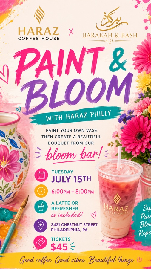 Paint and Bloom : VASE Edition