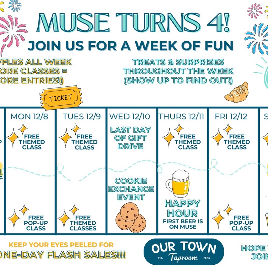 Free birthday classes 12/7-12/13