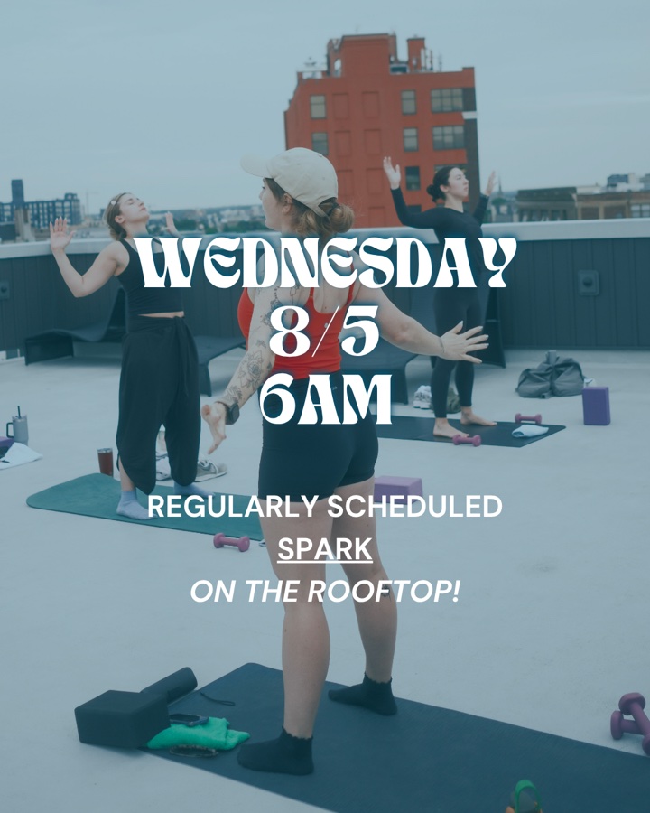 Rotating Rooftop Series: Spark (mat Pilates fusion)