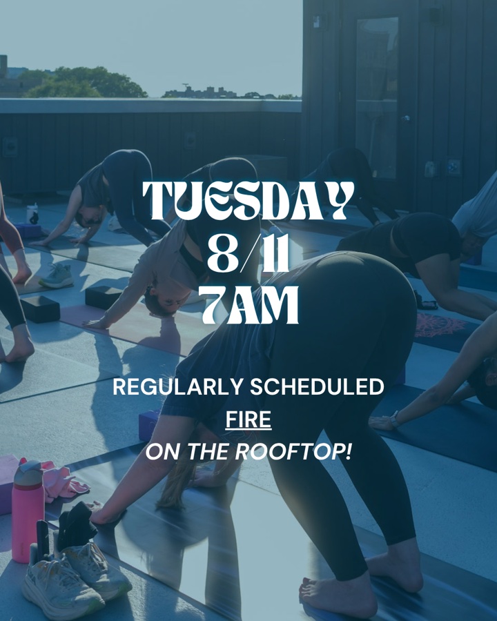 Rotating Rooftop Series: Fire (Yoga)