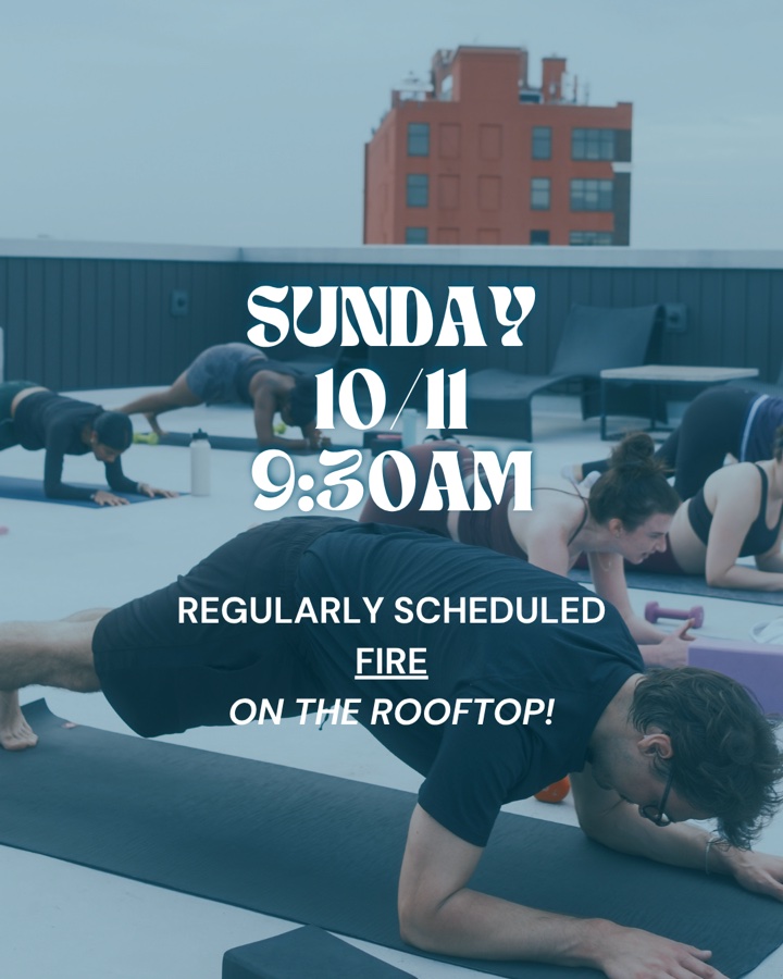 Rotating Rooftop Series: Fire (yoga)