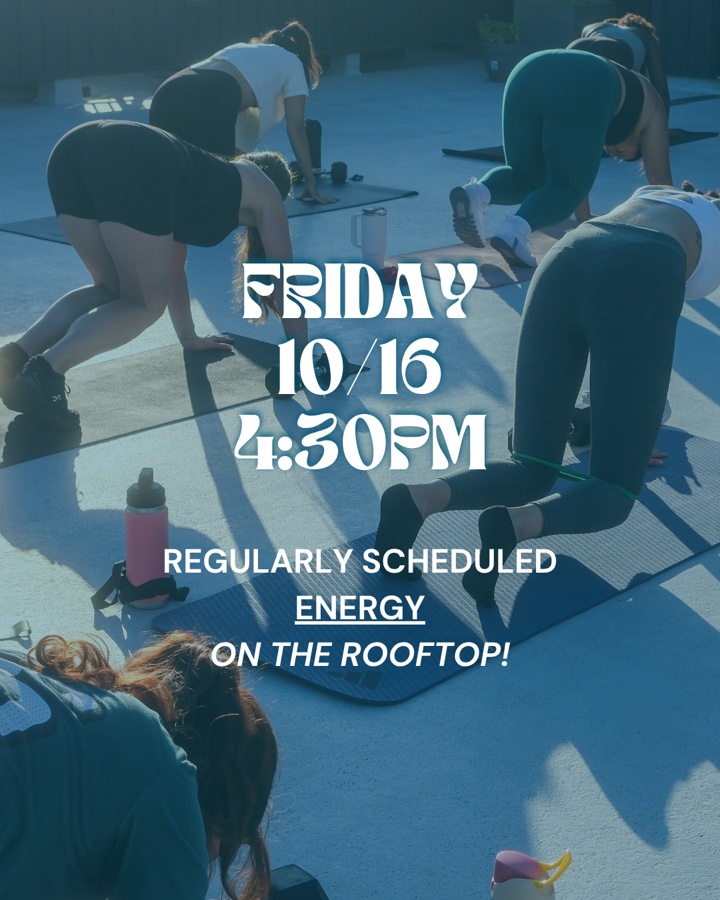 Rotating Rooftop Series: Energy (yoga sculpt)