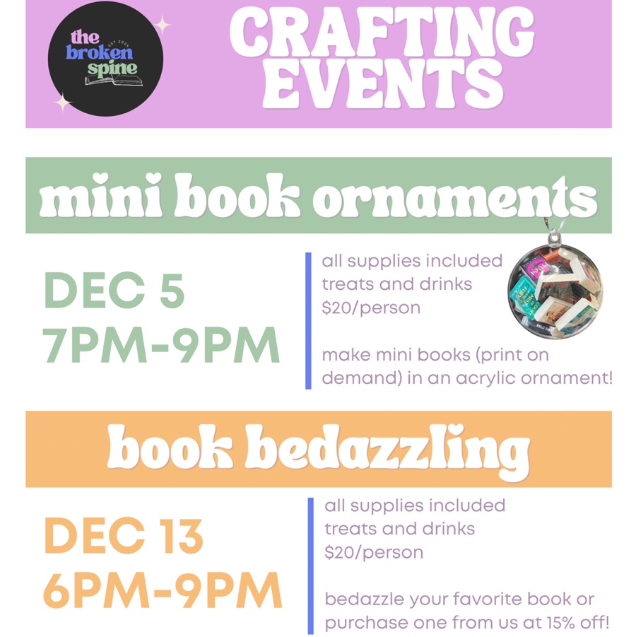 Mini Book Ornament Workshop