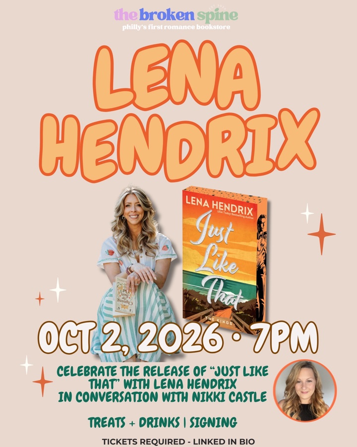“Just Like That” Release Party with Author, Lena Hendrix!