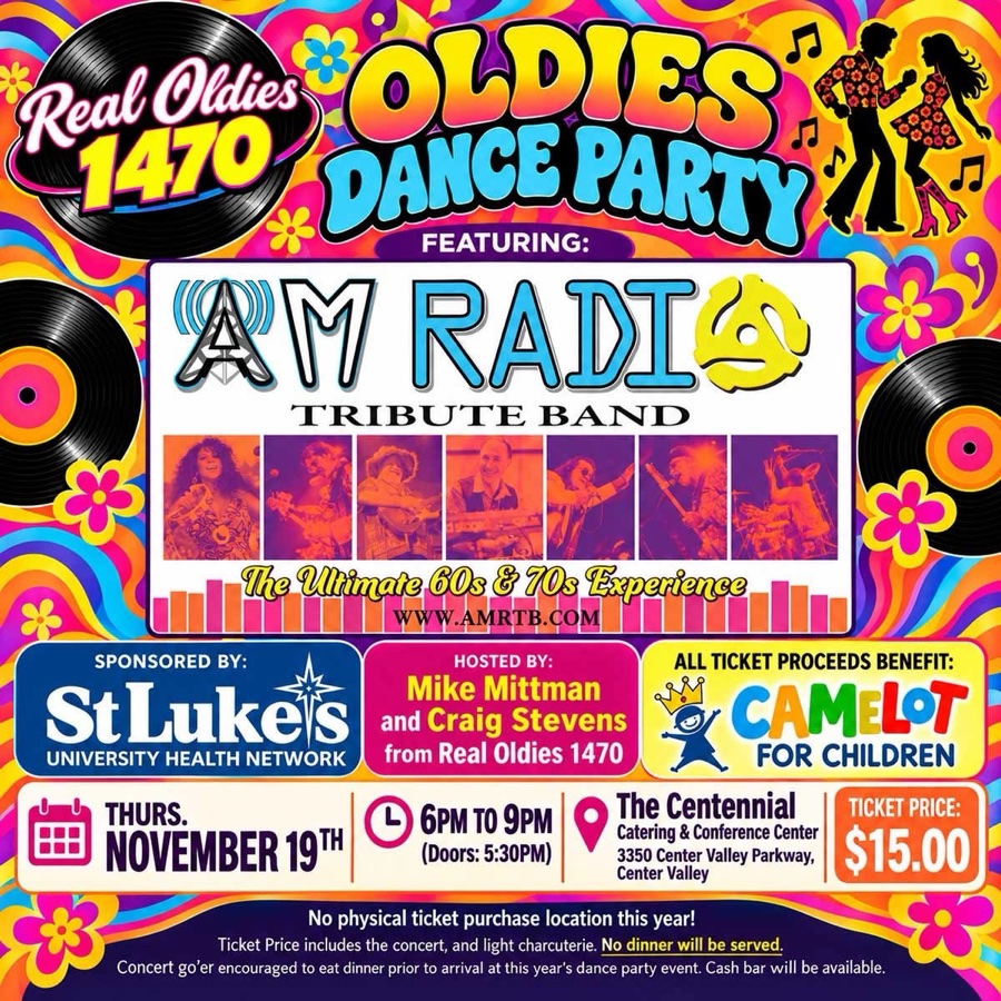 Real Oldies 1470 - Oldies Dance Party featuring: AM Radio Tribute Band
