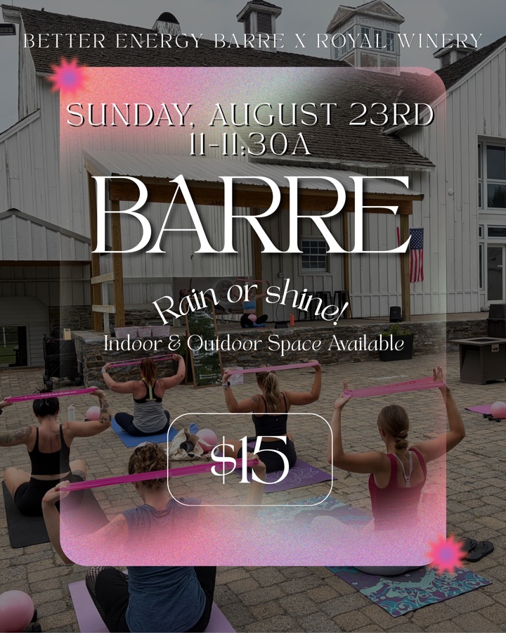 Barre at Royal Winery