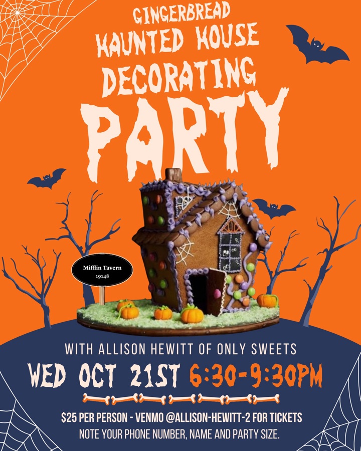 Gingerbread Haunted House Decorating Party