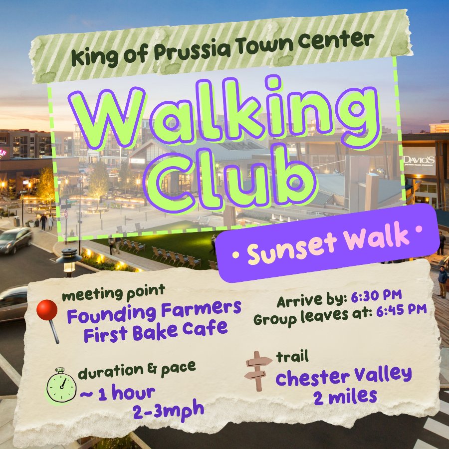KOP Town Center Sunset Walk