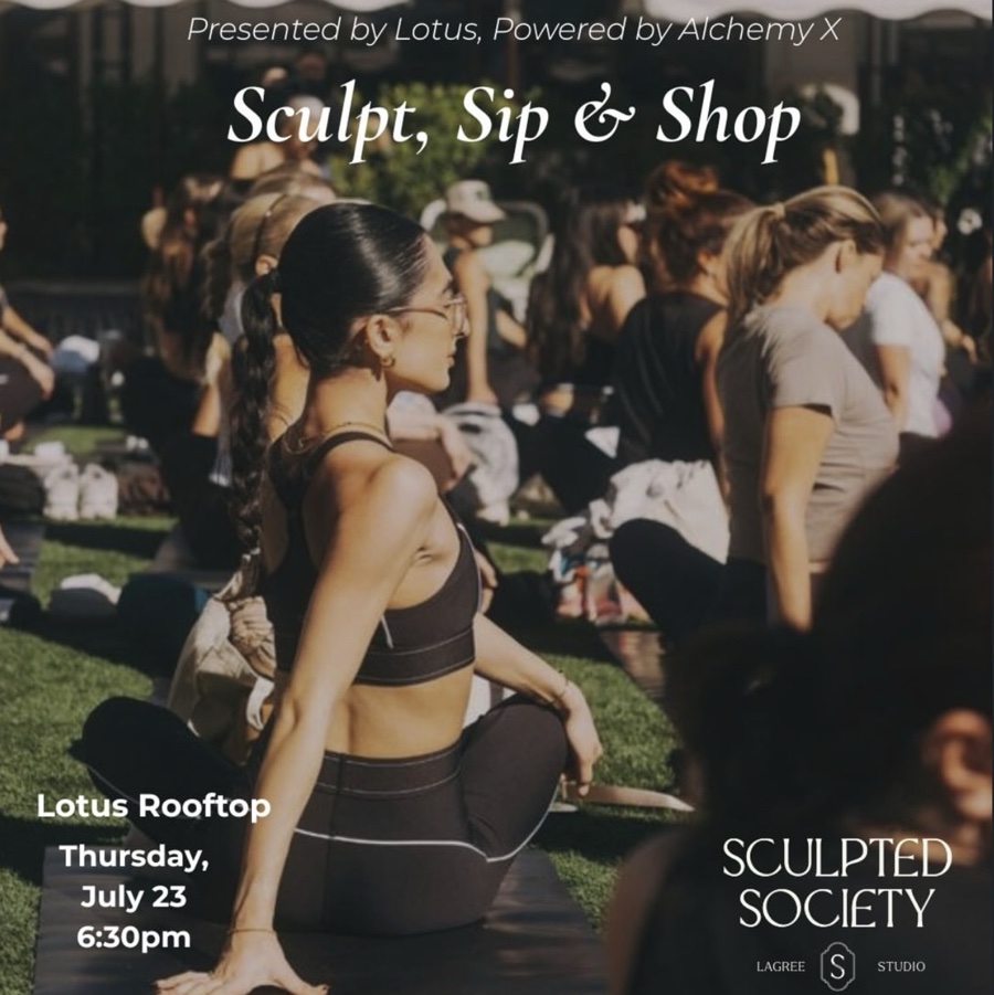 Sculpt, Sip & Shop