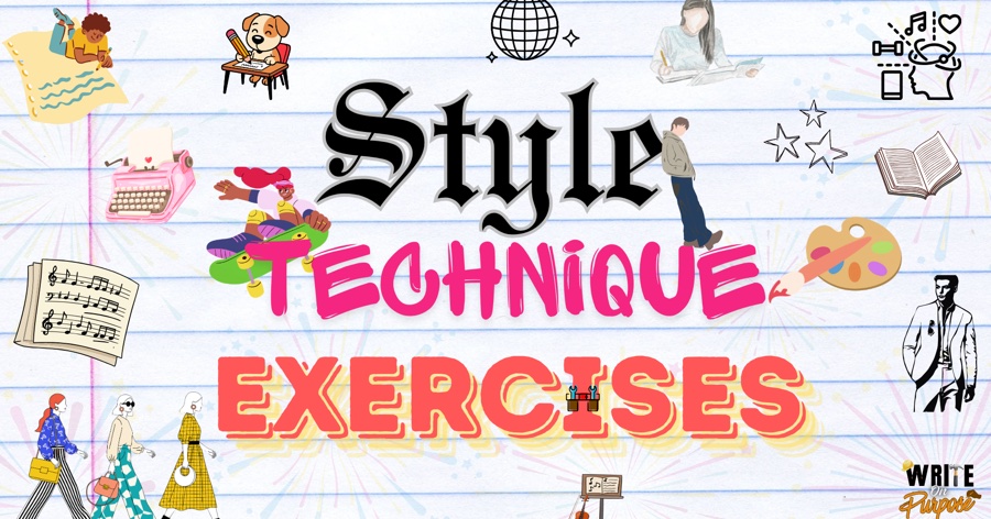 Style Technique Exercises: Literary Devices and Sentence Templates