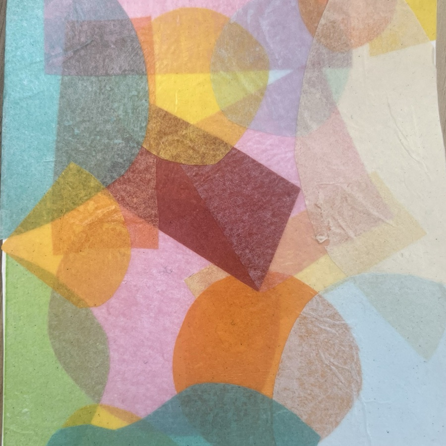 Open Studio/Tissue Paper Collage