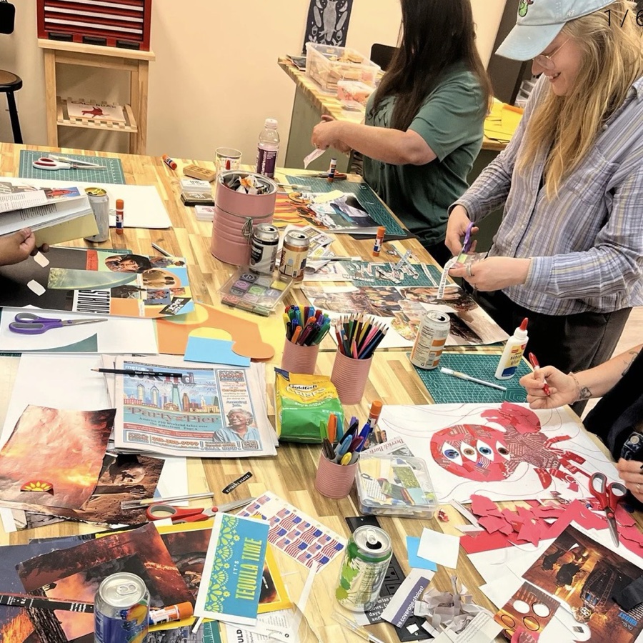 Protest Art: Collage Fundraiser for New Sanctuary Movement