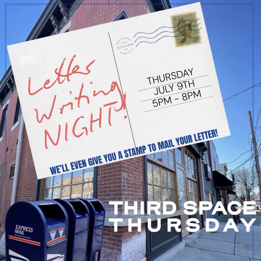LETTER WRITING @ Third Space Thursdays!