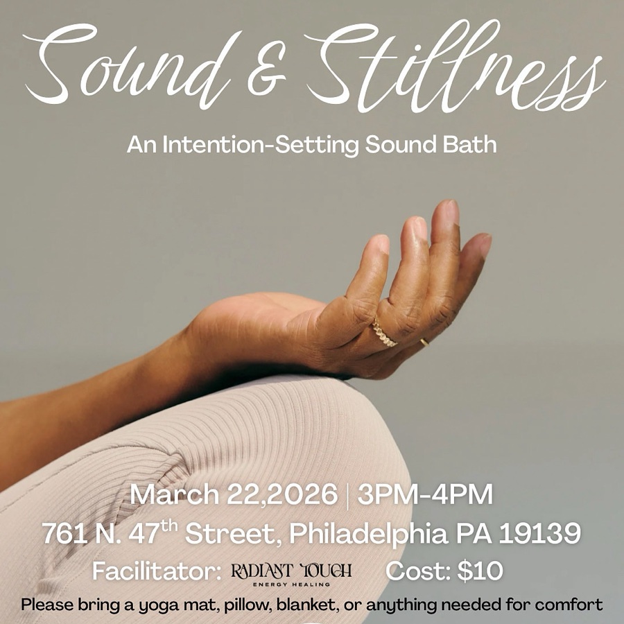 Sound & Stillness: intention setting Sound Bath
