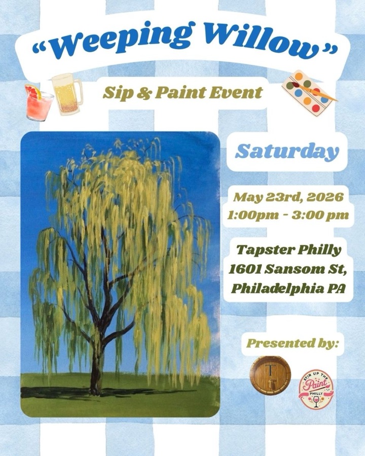 “Weeping Willow” Sip N’ Paint Event at Tapster Philly (21+)