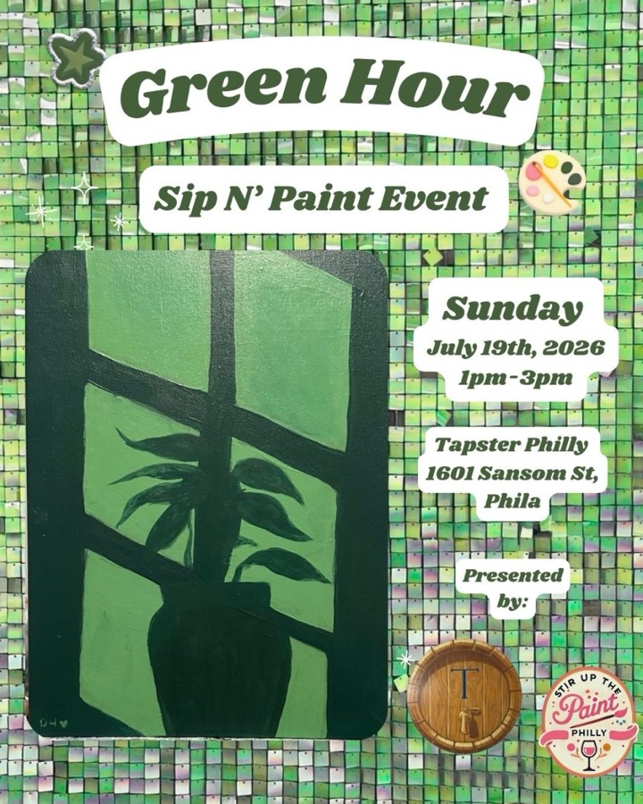 “Green Hour” Sip N’ Paint at Tapster Philly (21+)