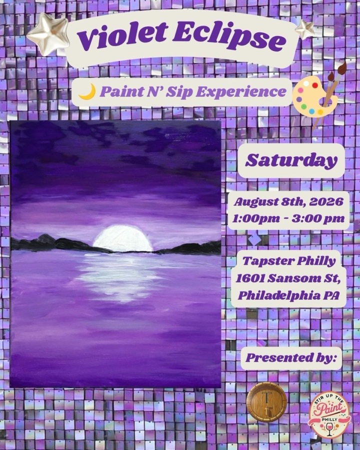 “Violet Eclipse” Sip N’ Paint Event at Tapster PHL (21+)