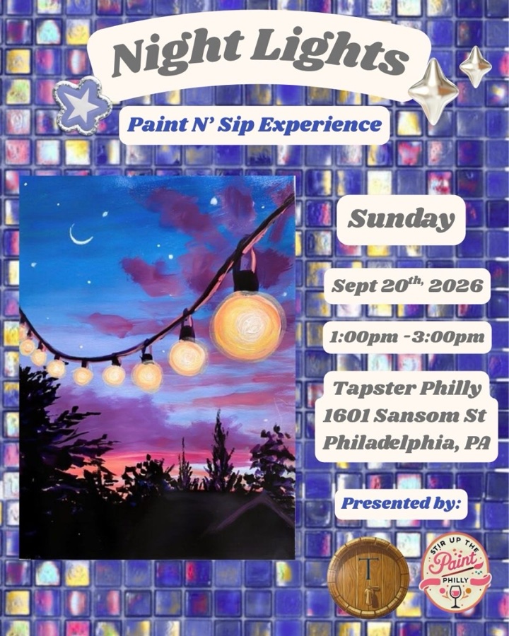 Night Lights” Paint and Sip at Tapster Philly (21 and Over)