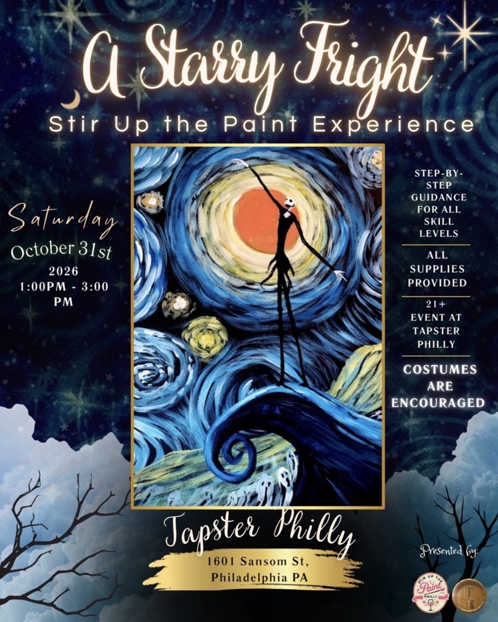 “Starry Fright” Halloween Stir Up the Paint Experience (21+)