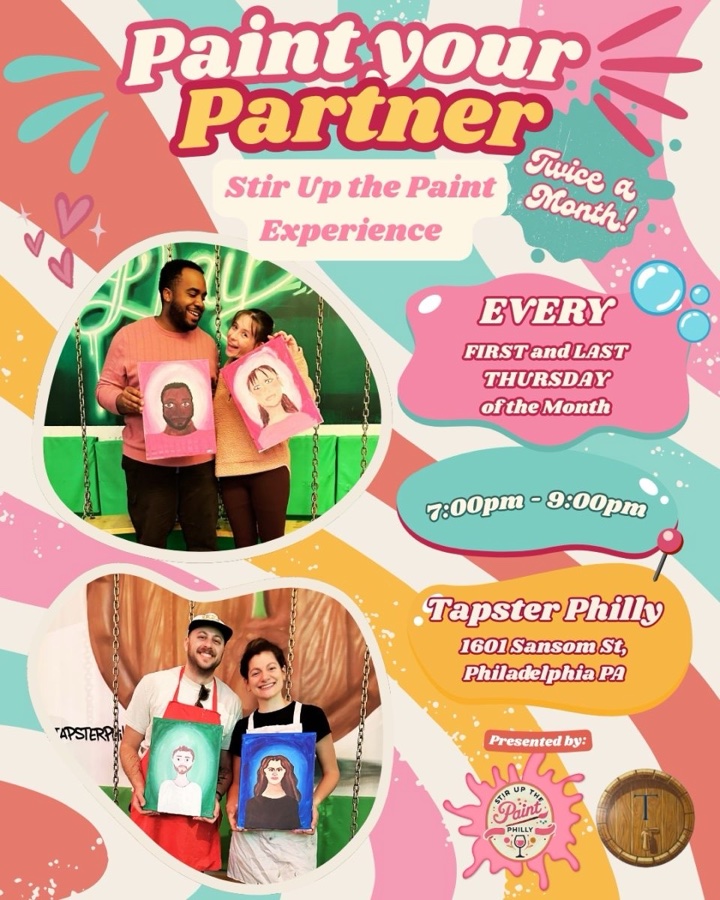 “Paint Your Partner” Stir Up the Paint Experience at Tapster Philly (21+)