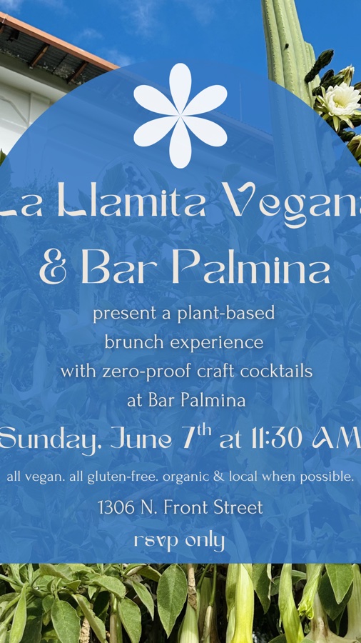 La Llamita Vegana & Bar Palmina NA Brunch Feast