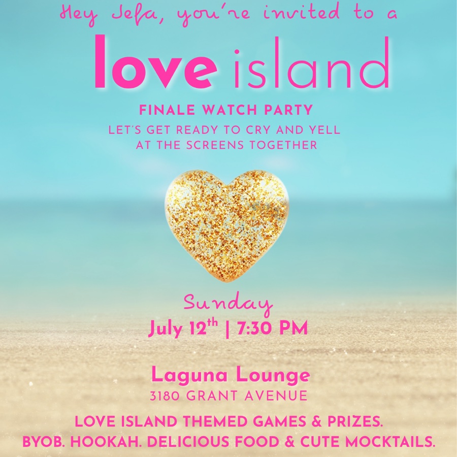 Love Island Finale Watch Party
