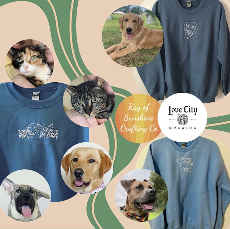 Pet Embroidery Workshop Love City