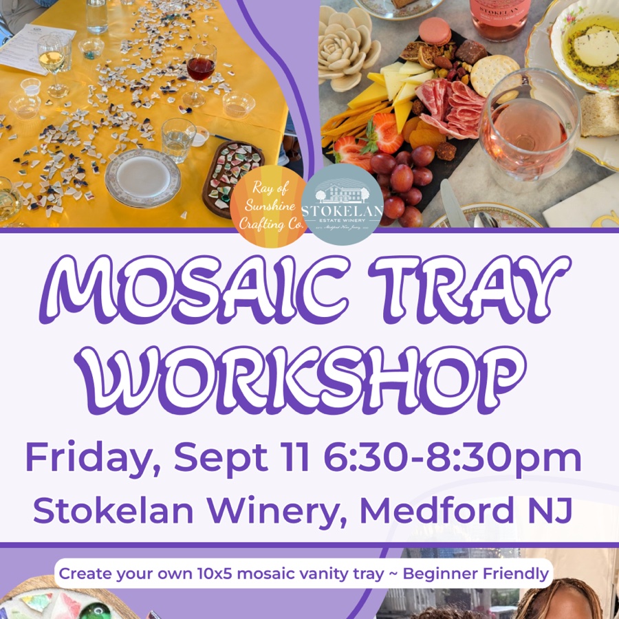 Mosaic Tray Workshop