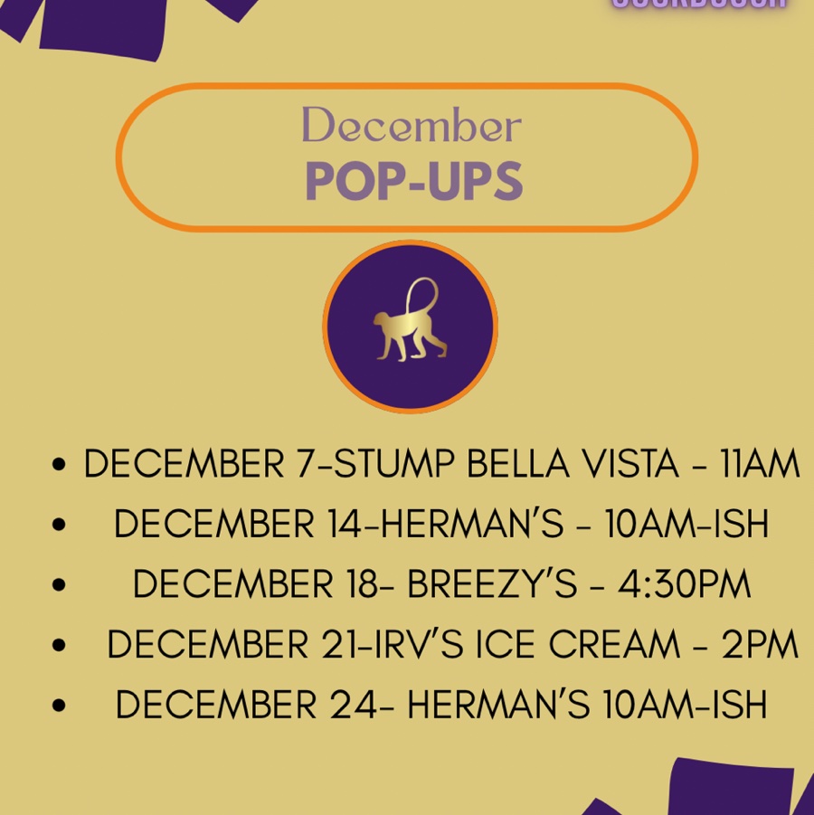December Popup Calendar